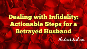 Dealing with Infidelity: Actionable Steps for a Betrayed Husband - The
