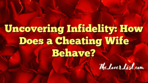 Uncovering Infidelity: How Does a Cheating Wife Behave? - The Lover List